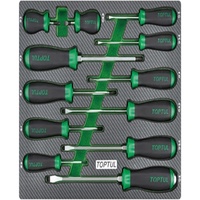 Juego de Destornilladores TOPTUL Precision GEB1203 Nuevo Sistema Modular de Bandejas de Inserción 12PCS