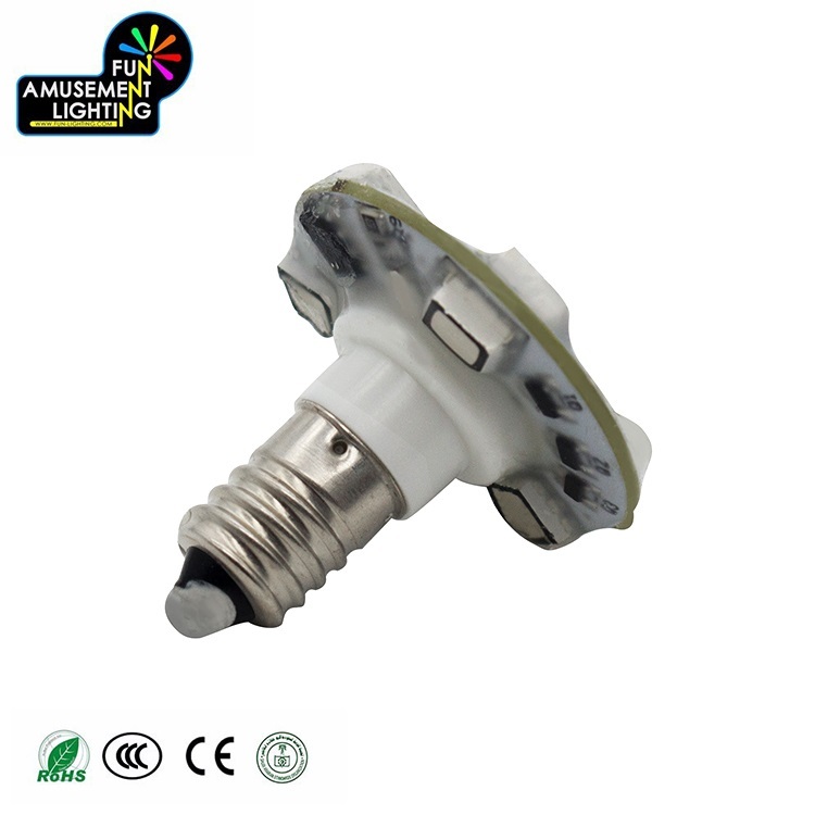 Imperméable Attraction Amusante Forain LED Lampe E10 RVB Automatique D'attractions LED