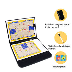 Premium PVC <strong>Basketball</strong> Tactics Board -Portable, Durable &amp; Magnetic for Coaches | Pro <strong>Training</strong> <strong>Tool</strong> to Visualize Winning Plays - Product Image 1