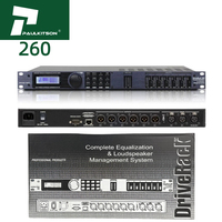 Paulkitson DriveRack, Procesador de Audio Digital Inalámbrico de Metal, DSP Profesional con 4/8 Conexiones USB XLR, Emparejamiento Estéreo Activo