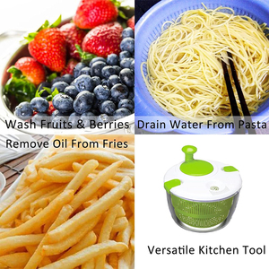 <span class=keywords><strong>Essoreuse</strong></span> à <span class=keywords><strong>salade</strong></span> 5L grande capacité, lave-légumes, sécheuse, égouttoir, passoire avec bol, <span class=keywords><strong>essoreuse</strong></span> à laitue multi-usage, appareil électroménager intelligent - Product Image 6