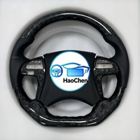 Volant en fibre de carbone avec affichage numérique LED, fonction d'alerte par vibration, adapté aux modèles BMW G80 G82 G90 M3 M4 XM High