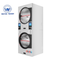 Secador de pila de monedas completamente automático comercial Hospital/lavandería/máquina de secado de uso escolar 16KG 22KG