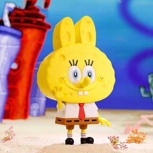 POPMART Labubu spongebobbs SquarePants portatile grande bambino periferico giocattolo alla moda - Product Image 3