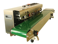 Machine automatique de scellage à bande continue d'encre solide