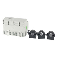Compteur d'énergie triphasé multifonction sur rail DIN avec CT externe RS485 Modbus pour panneaux solaires photovoltaïques et armoires de distribution électrique