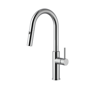Grifo extraíble Flexible de cromo de cerámica moderno Grifo de cocina de agua fría y caliente con rociador extraíble Cocina - Product Image 3