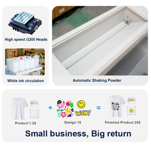 Yinghe-804 DTF <b>Printer</b> I3200 4*PCS Printhead DTF Printing Machine Fast Printing Speed 73CM For Cap T-Shirt Garment - Product Image 4