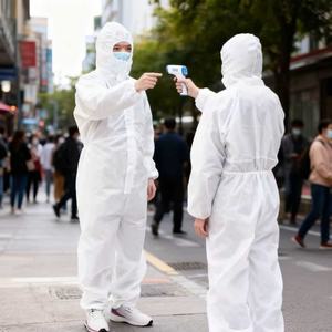 بدلة حماية من المستوى C خفيفة الوزن مضادة للكهرباء الساكنة ومقاومة للماء من قماش SS ناعم الملمس بتصميم قطعة واحدة - Product Image 3