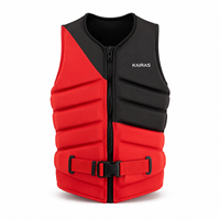 Chaleco Salvavidas Comercial para Rafting en Aguas Abiertas, 120-150N, Neopreno, PFD, Chaleco de Seguridad Ajustable para Kayak y Descenso de Cañones