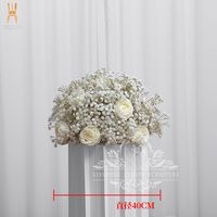 Décorations de table, centre de table, fleurs artificielles en soie, décoration de mariage, décoration de fête, boule de fleurs