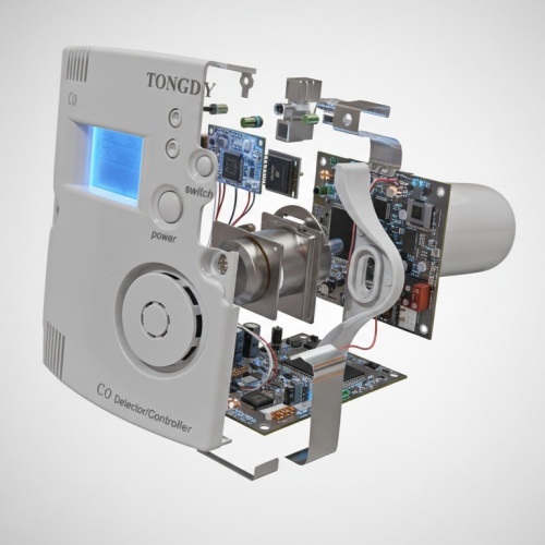 Real-time Monitoring of CO, O3, NO2 with RS485 TG9-GAS Duct Multi-gas Sensor