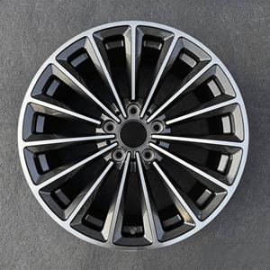 Jantes en alliage d'aluminium forgé Zorlen 20 mm et 25 mm, finition chromée noir métallisé, multi-branches, pour <span class=keywords><strong>Mercedes</strong></span> et Audi - Product Image 1