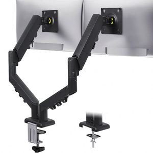 Cost Effective Spring Assisted Dual Monitor Arm 17"-32" Computer VESA Mount Dual Monitor Stand <b>Bracket</b> - Product Image 1