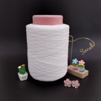 Fil de nylon élastique blanc filé pour la couture, le tricot et le tissage, en stock, pour élastiques de casquettes