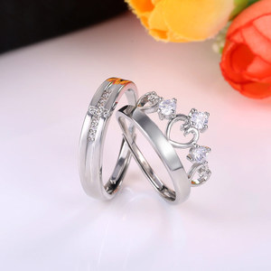 Elegante anello a corona unisex dal design minimalista, gioielli alla moda per tutti i giorni - Product Image 4