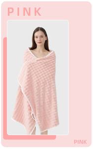 Serviette de bain 7A en microfibre tricotée antibactérienne, velours corail, écologique, anti-enfants, séchage rapide, épaisse, pour bain moussant - Product Image 6