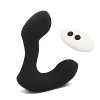 Wosilicone Nouveau Masseur de Prostate à Télécommande Électrique pour Homme, Étanche IPX7, 2+8 Fréquences de Vibration, Jouet Sexuel