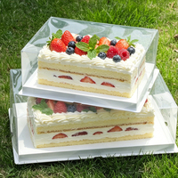 Boîte à gâteau rectangulaire extra large surdimensionnée 18-34 pouces, emballage alimentaire, boîte cadeau pour anniversaire, fête, boîte à gâteau