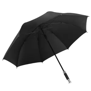 Jtx739 guarda-chuva dobrável automático, impressão de logotipo personalizada com cabo longo, para negócios, promoção de golfe