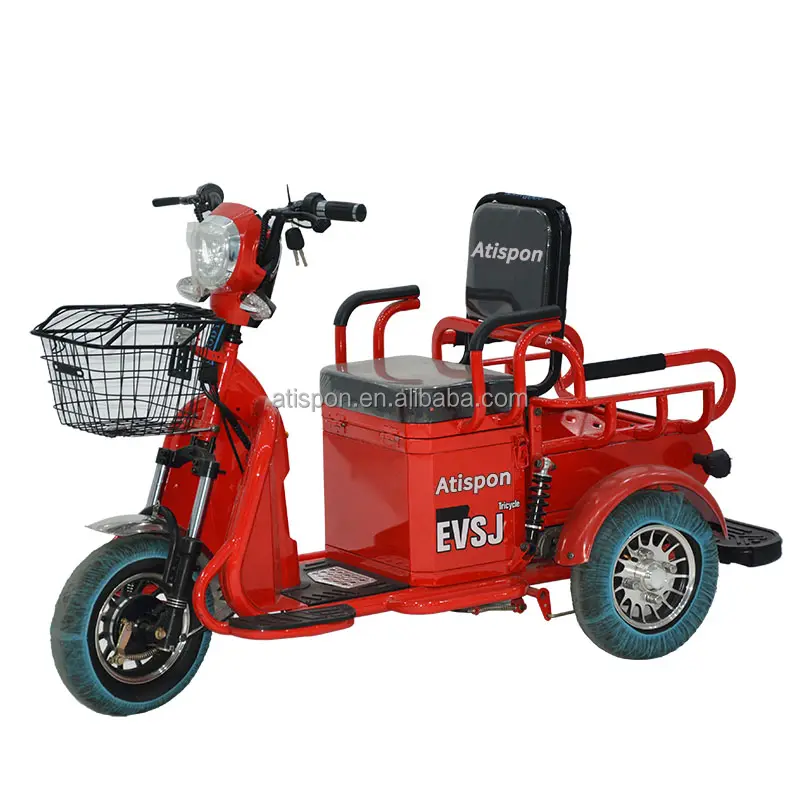 High Quality Hot Sale Lightweight Motorized Tricycles Motorcycles 3 Wheels Bike Triciclo Electrico Adulto