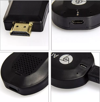 Lecteur multimédia sans fil Anycast M9 Plus d'origine, dongle d'affichage WiFi 5G pour ordinateur portable et téléviseur