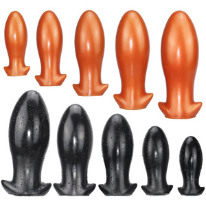 Huge Red Butt Plug - 100% Waterproof Silicone Anal Toy