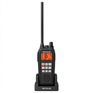 Radio marine portable 6W VHF flottante, étanche IP68, bidirectionnelle, avec suppression du bruit, alarme météo, ATIS, NOAA, Type-C, RM15 - Product Image 3