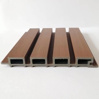 Haute Qualité Insonorisé Décoration Extérieure 3d Revêtement Mural Isolation Thermique Pvc Bois Composite Extérieur Wpc Panneau Mural