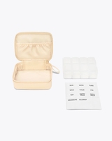 Trousse de Maquillage Grande Capacité en Toile Unie, Modèle Neat Beaming Deluxe, Résistante au Rétrécissement, pour Cosmétiques et Articles de Toilette
