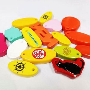 Water-proof Custom Keychain With Logo Boat Shaped Keychain Eva Foam Floating Keychain - Product Image 5