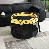 Portable Pliant Pet Tente Chien Maison Octogonale Cage Pour Chat Tente Parc Chiot Chenil Facile Opération Clôture En Plein Air Grands Chiens Maison