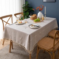 Nappe Rectangulaire Personnalisée Haute Qualité en Polyester Tissé Jacquard pour Événements