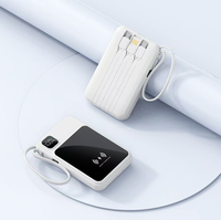 Batterie externe sans fil personnalisée de haute qualité Mini 10000mAh 20000mAh avec chargeur rapide PD 22.5W pour smartphones