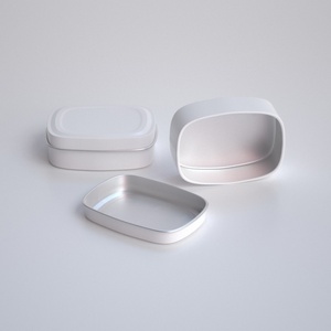 Envase Metálico Cuadrado de 65 ml, Recipiente de Almacenamiento de Aluminio de Grado Alimenticio para Lociones Cosméticas, Pasta de Dientes, Pelucas, Jabón, Ecológico - Product Image 2