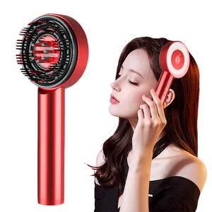 Da đầu massage bàn chải 3 trong 1 hệ thống chăm sóc tóc xách tay da đầu Massager lược cho kích thích tăng trưởng tóc và thư giãn