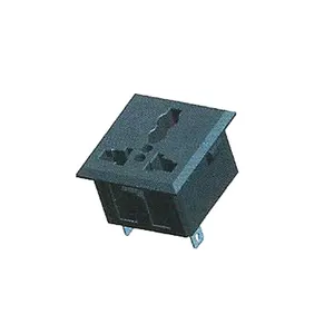IB-685 High Quality Female Male Plug Electrical AC Power Socket 3 Pin Terminal AC Power Socket