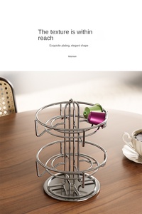 Custom all'ingrosso scatola di immagazzinaggio di <span class=keywords><strong>caffè</strong></span> in metallo ferro latte pelletizzante cestello per <span class=keywords><strong>caffè</strong></span> istantaneo capsula espositore - Product Image 3