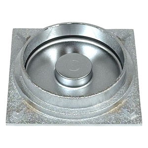 Odor-Proof Square Copper Floor Cleanout Cap with Easy Maintenance Access - Product Image 4