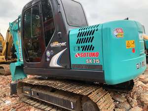 Excavatrice hydraulique sur chenilles d'occasion Kobelco SK75-8 de 2020, 7 tonnes, moteur diesel turbo, pompe hydraulique, moteur, performances stables - Product Image 6