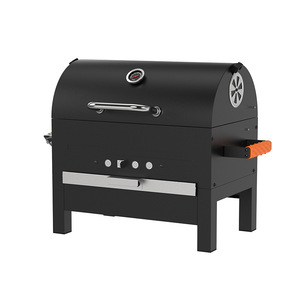 Portable Tabletop BBQ Grill Large Outdoor Charcoal Grill Multifunctional Windproof Camping Grill - Product Image 3