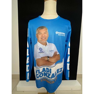 Philippines Chiến Dịch Dài Tay Áo Tùy Chỉnh T-Shirt Dryfit Đầy Màu Sắc Cơ Thể In Ấn Hot In Mô Hình T Áo Sơ Mi Tùy Chỉnh In Áo Phông - Product Image 1