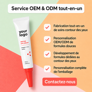 Crema de Ojos con Colágeno y Péptidos ODM Premium Antienvejecimiento, Iluminadora, para Líneas Finas, Hidratante, para Piel Seca y Sensible - Product Image 3