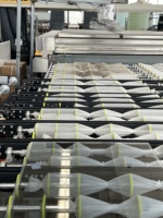 Étiquette amovible en PVC anti-contrefaçon, résistante à la chaleur et aux graisses, avec code-barres, pour usines de verre trempé THYK
