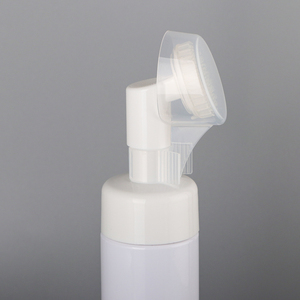 Custom Empty 100/150/200/250Ml <strong>Facewash</strong> Foam Soap Pump Silicone <strong>Brush</strong> Cleanser Facial Wash Foaming Plastic Face Wash Bottle - Product Image 4