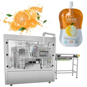 Automatische Ausguss tasche Honig Yuzu Tee Saft Verpackungs maschine dicke Püree Saft Kürbis Enzym Füll maschine