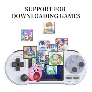 Ergonomic 2 người chơi sf2000 cầm tay giao diện điều khiển 6000 trò chơi IPS HD màn hình di động trò chơi máy nghe nhạc SFC/Arcade - Product Image 5