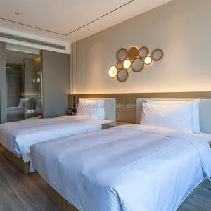 Base de Cama de Plataforma de Madera Maciza Moderna, Económica y Ecológica para Hotel, con Cabeceros y Mesitas de Noche, Tamaños Personalizables para Dormitorio - Product Image 6