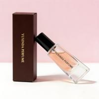 Flacon de parfum en gros vide 10 ml Flacon de parfum carré transparent Mini flacon de parfum avec couvercle
