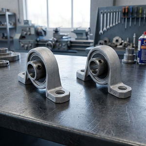 High Precision Bearing <b>Pillow</b> Block Bearings UCFL205 60x110mm Cast Iron Housing Metric Grease Lubricated P5 Precision 120C Max - Product Image 3